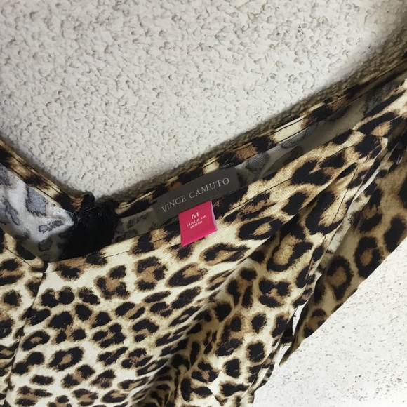 Vince Camuto leopard asymmetrical jumpsuit NWT - Picture 4 of 10